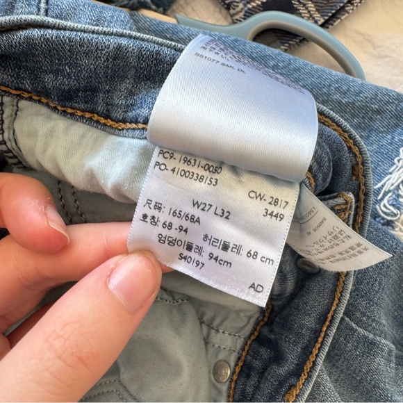 Levi's 314 Shaping Straight - Size 27 - Classic Blue Denim - Picture 6 of 6